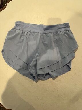 Apana Light Blue Layered flutter running Shorts. GUC!
